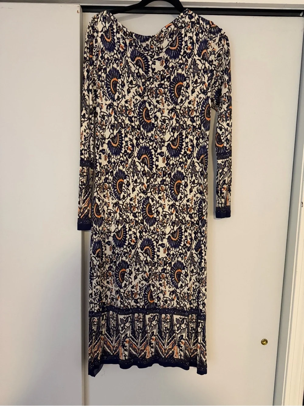 Tory Burch Chrissy Dress Royalty Blue Madura Duchess Kate dress